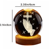 FaithGlow™ 3D Crystal Ball Light