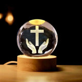 FaithGlow™ 3D Crystal Ball Light